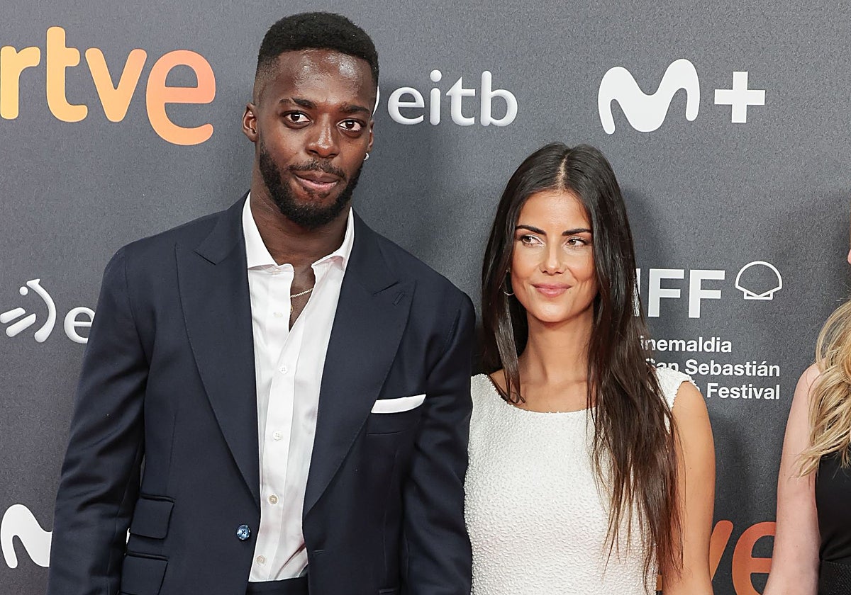 Iñaki Williams y Patricia Morales en el Festival de San Sebastián
