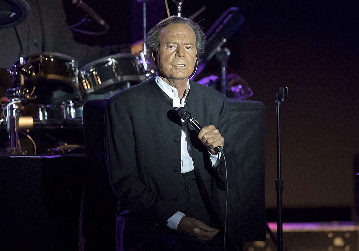 El cantante Julio Iglesias