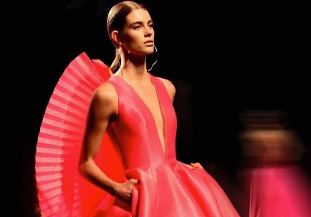 Cristina Pérez Galcenco, en una imagen difundida por la Pasarela Campoamor.