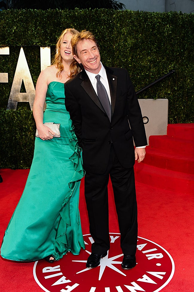 Martin Short y su hija, Katherine, durante un evento.