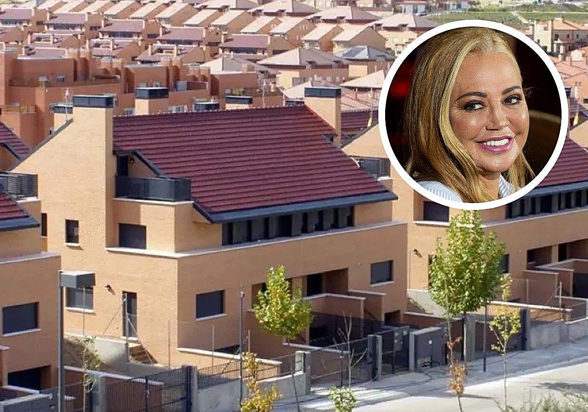 La lujosa casa de Belén Esteban a las afueras de Madrid: un chalet de 4 plantas con piscina y bodega