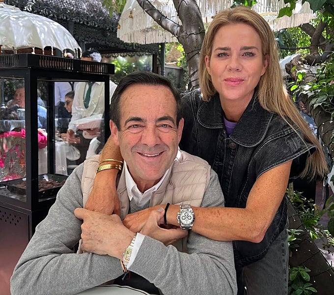 José Bono con su hija, Amelia