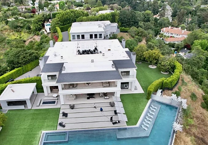 La mansión de Ben Affleck y Jennifer López en Los Ángeles.