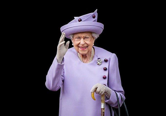 Una de las últimas imágenes de Isabel II, en junio de 2022.