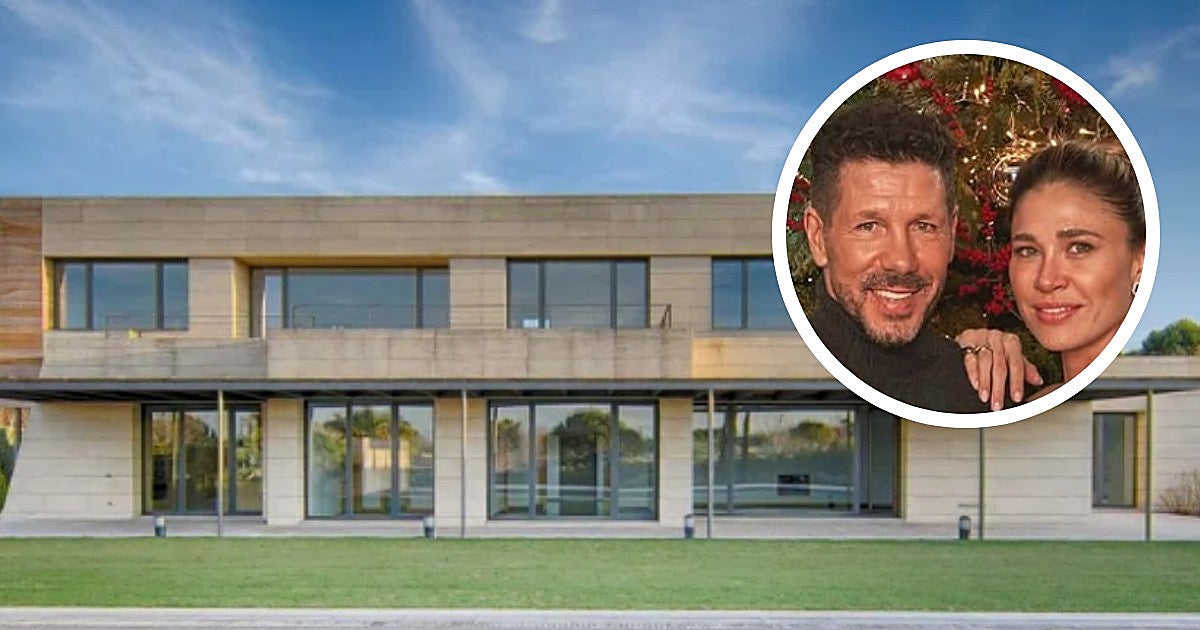 La casa de Diego Simeone en una exclusiva urbanización de Madrid: 1.900 metros, seis baños, gimnasio y zona bar