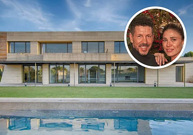 La casa de Diego Simeone en una exclusiva urbanización de Madrid: 1.900 metros, seis baños, gimnasio y zona bar