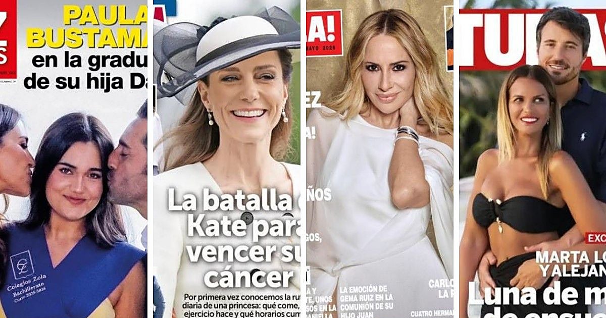 Revistas del corazón hoy: portada de ¡Hola!, Lecturas, Semana y Diez Minutos