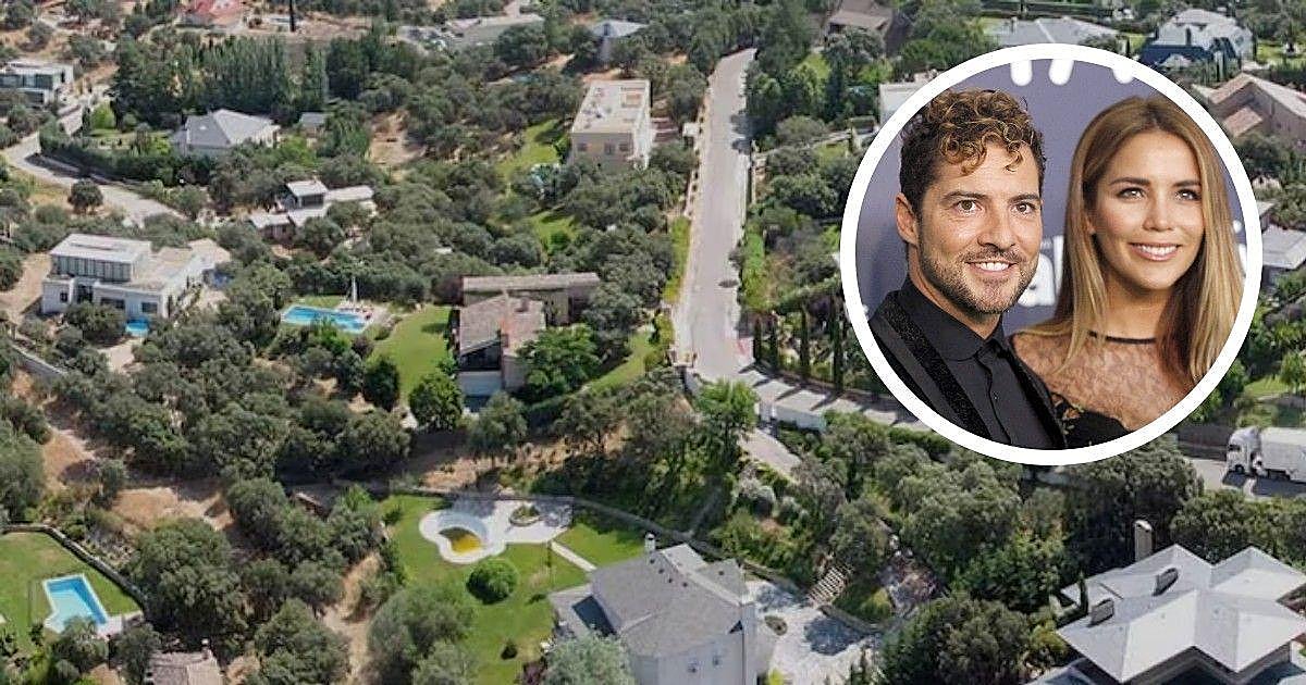 La espectacular casa de David Bisbal y Rosanna Zanetti en una exclusiva zona de Madrid: recién reformada y decorada en blanco