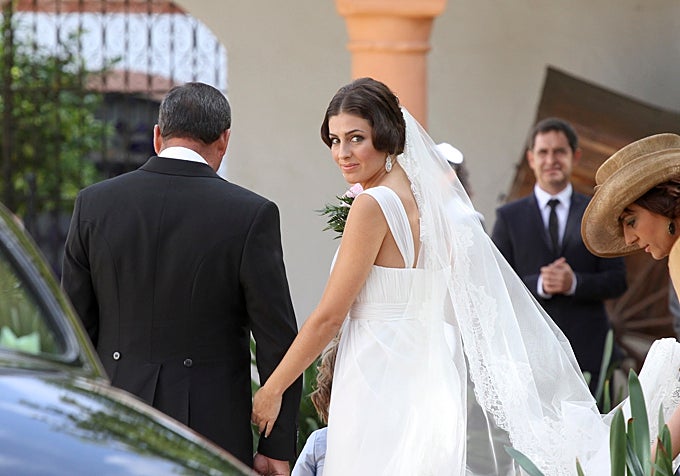 La boda de Morante y Elisabeth Garrido.