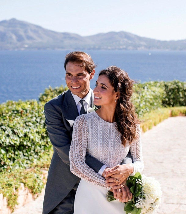 Una de las fotos de la boda de Rafa y Mery.