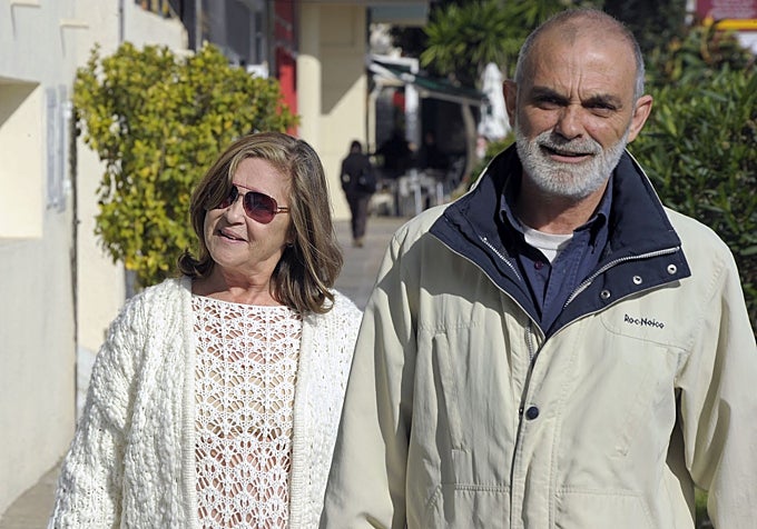 Pepa Flores junto a su tercera pareja, Massimo.