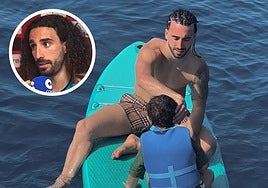 Marc Cucurella, sobre la crianza de su hijo autista: «Le encanta ir a los partidos, pero porque está viendo películas en la tablet»