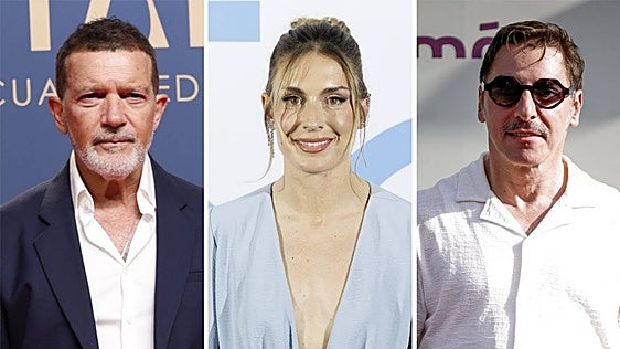 Antonio Banderas, Alexia Putellas y Jordi Roca.