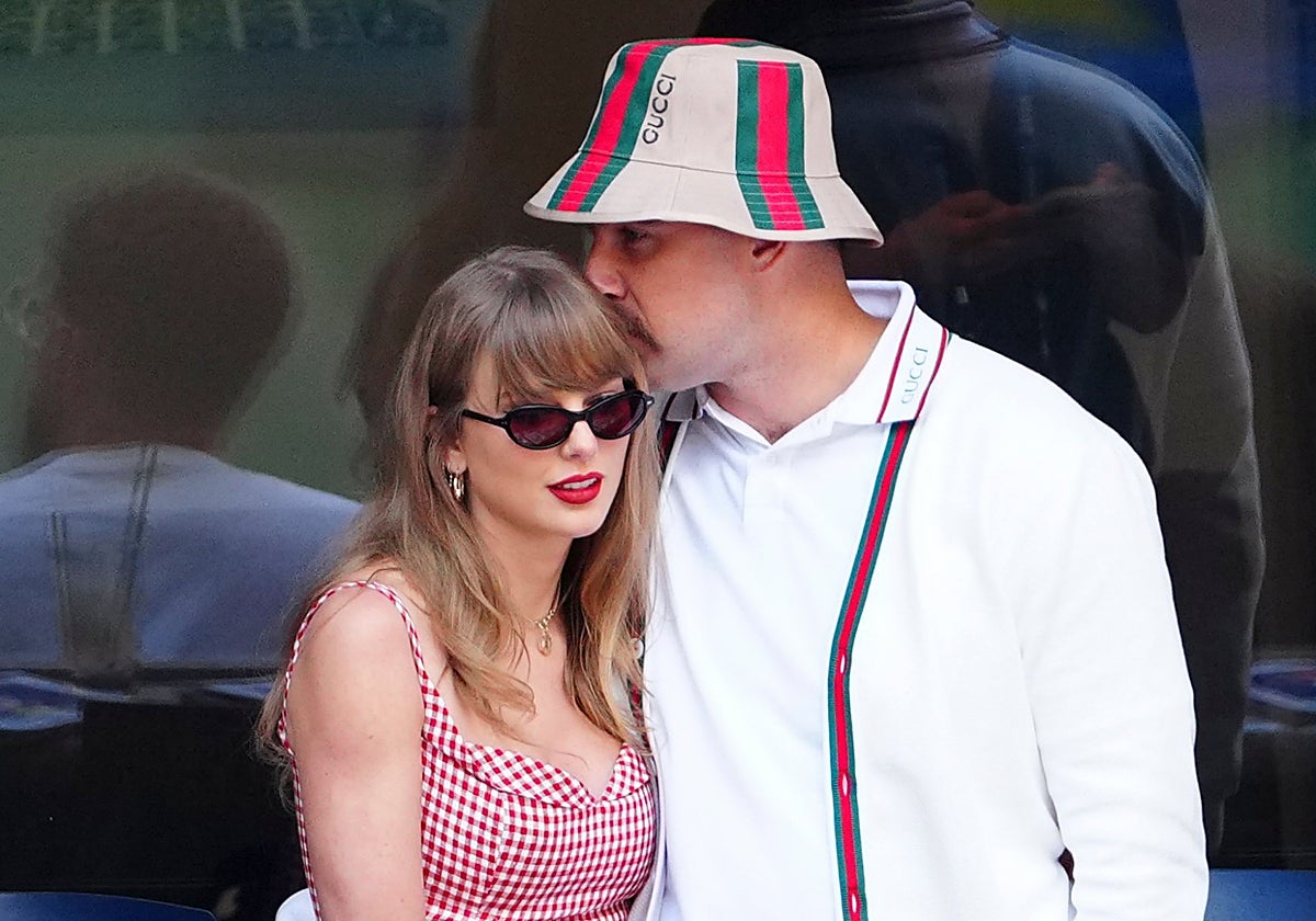 Taylor Swift y Travis Kelce.