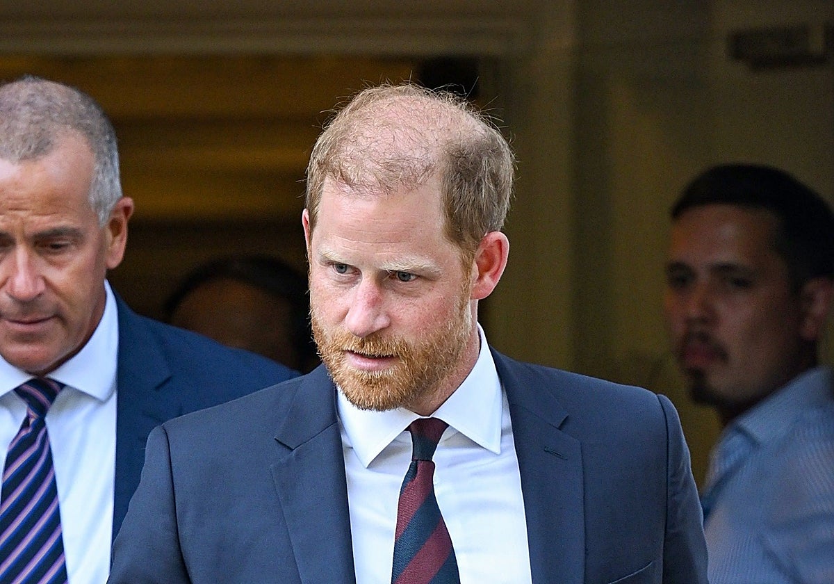 El Príncipe Harry, en su última visita a Londres.