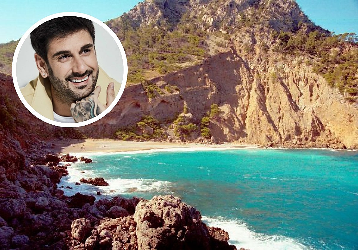 Un pueblo medieval amurallado junto a una cala de aguas cristalinas