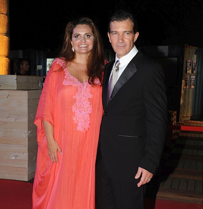 Antonio Banderas y Sandra García-Sanjuán, en una imagen de archivo.