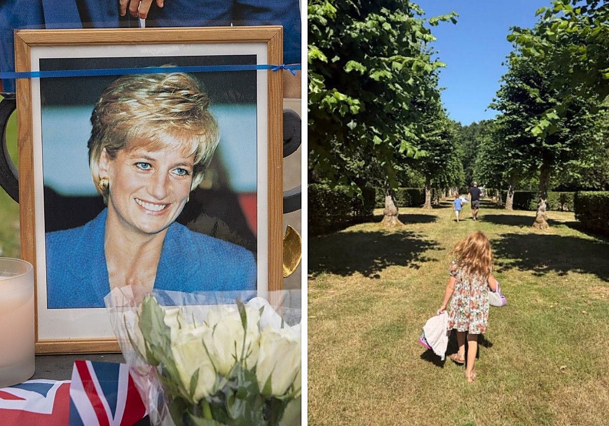 Los hijos de Meghan y Harry visitan Althorp, el lugar donde está enterrada su abuela Diana de Gales