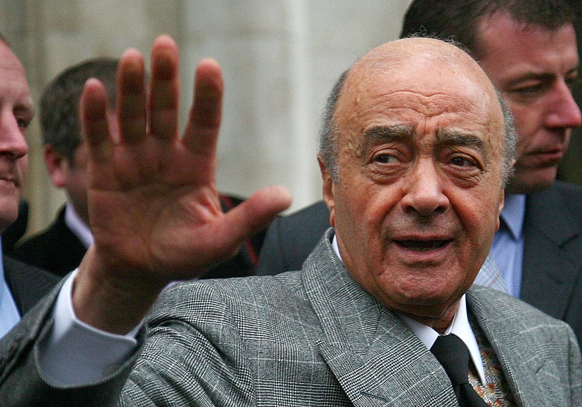 Un nuevo testigo reabre la investigación contra Mohamed Al Fayed por presuntas agresiones sexuales