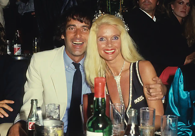 Luis Ortiz y Gunilla von Bismarck en Marbella