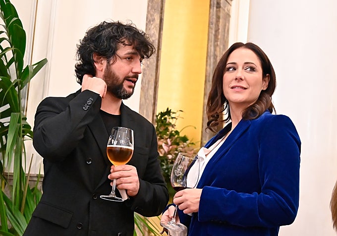 Fran perea y su mujer, Luz Valdenebro, con quien se casó en secreto en 2023.