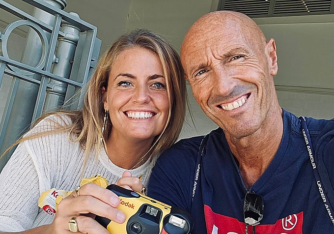 Pepa Romero y Manolo Pardo en el mercado Bolhao de Oporto