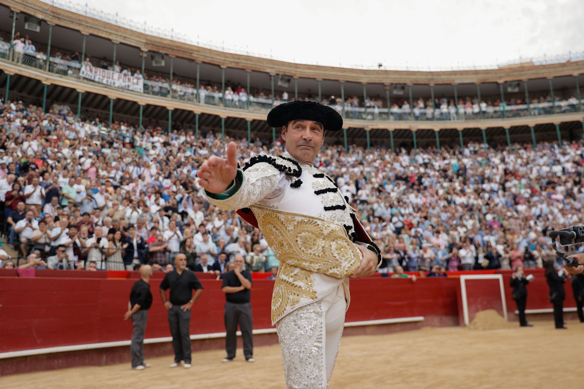 Enrique Ponce en la Plaza de Toros de Valencia.