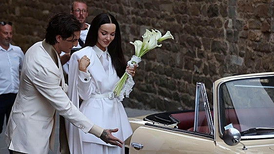 Damiano David y Dove Cameron se dan el 'sí, quiero' en la Toscana