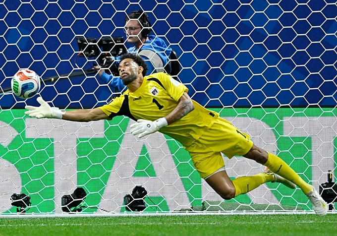 Vozinha, en un partido del último Mundial.