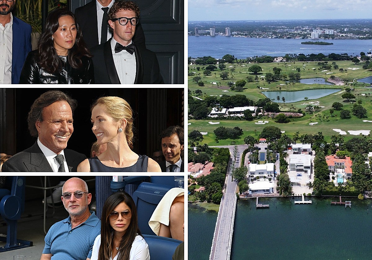 Zuckerberg, Bezos, Trump…. los millonarios de Indian Creek, la isla privada por la que Julio Iglesias ha acabado en los juzgados