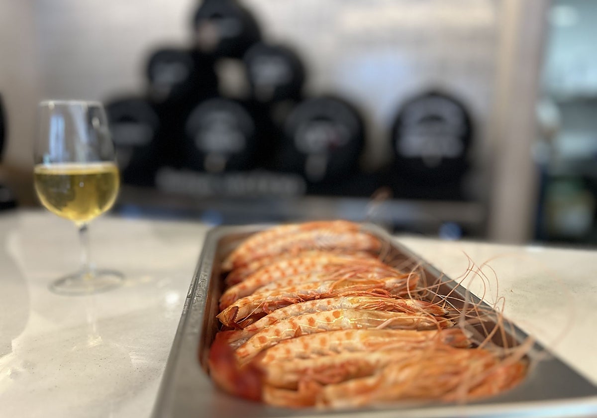 Los langostinos y la manzanilla son la esencia de Chiguato