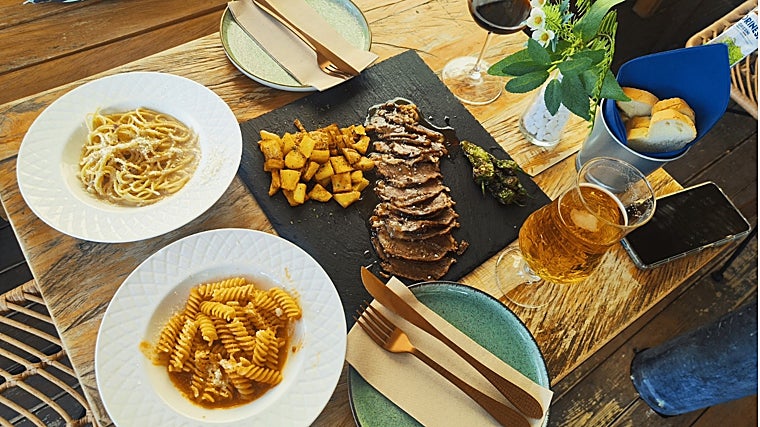 Algunos platos de su propuesta gastronómica