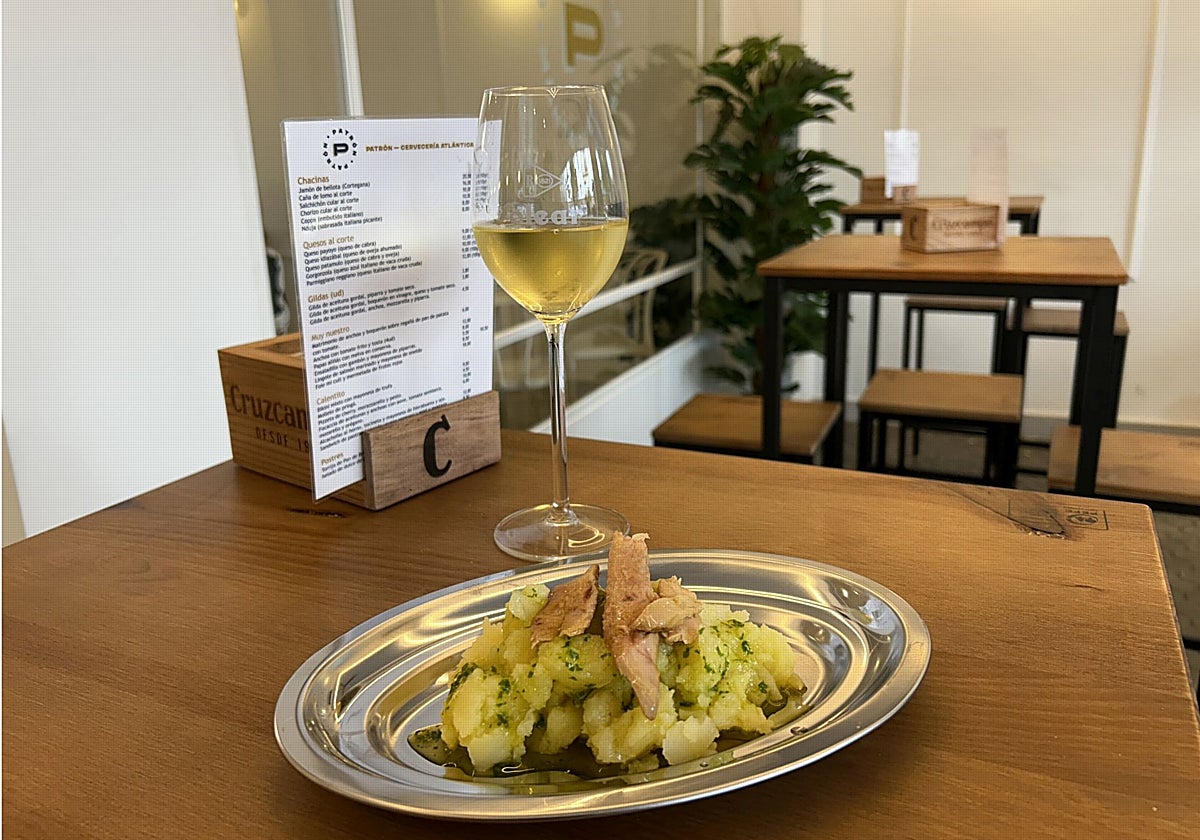 Papas aliñás de Patrón