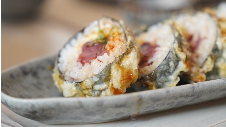 Roll en tempura