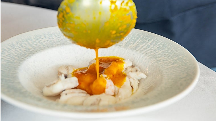 Sopa de rape de Las Palmeras, en Pedregalejo