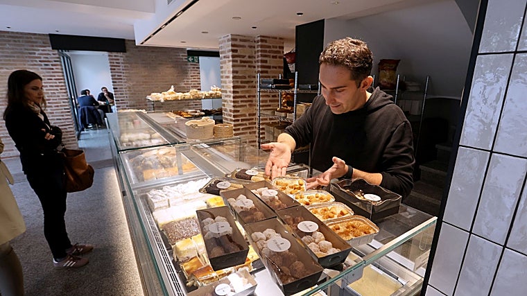 José Roldán, en la Panadería El Brillante, el pasado mes de noviembre