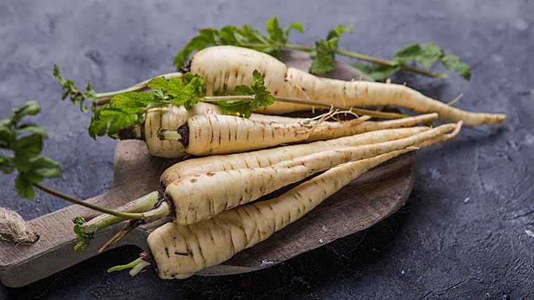 La chirivía tiene un aspecto similar a la zanahoria