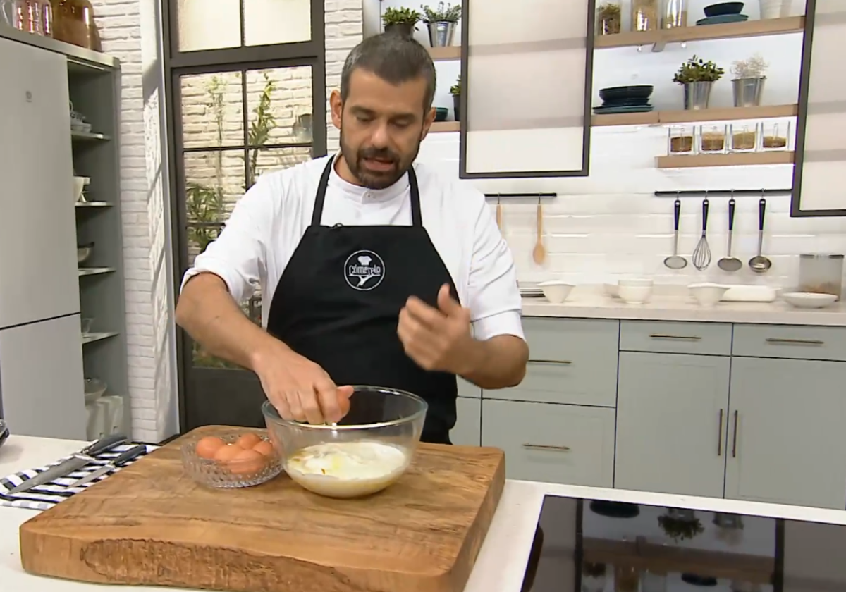 El cocinero Enrique Sánchez en el programa de Canal Sur