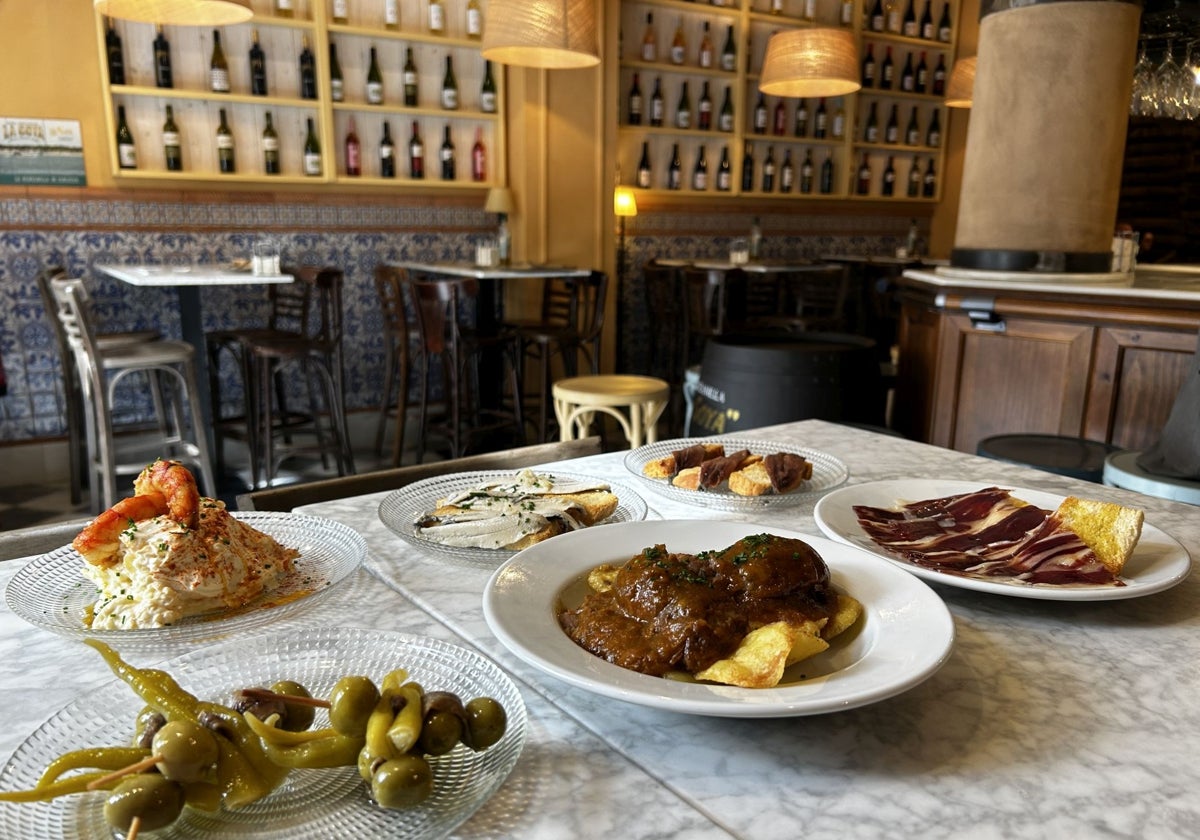 Tapas de la recién abierta Bodega Atarazana