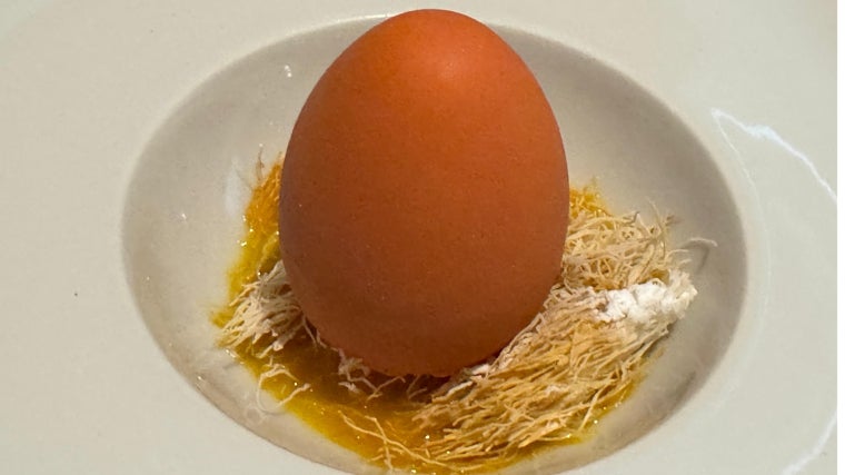 Huevo en su nido de La Alvaroteca en Málaga