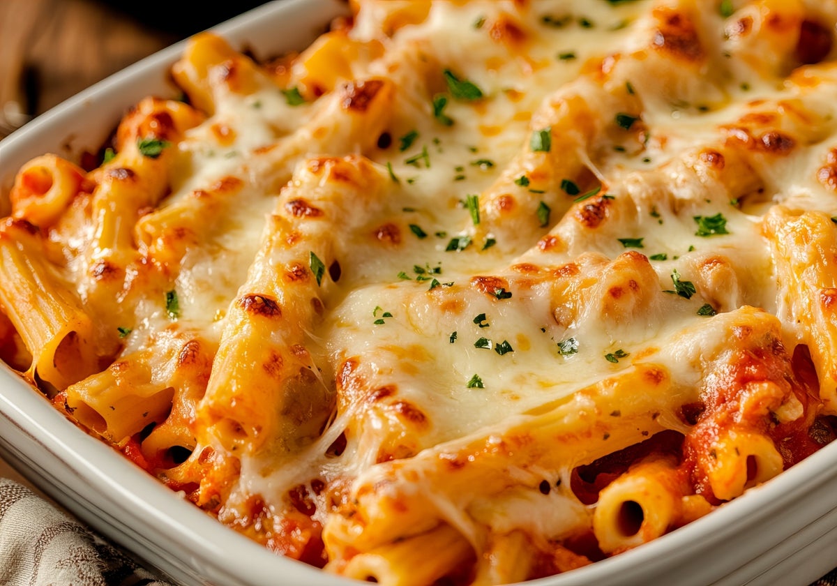 Pasta al horno con calabaza