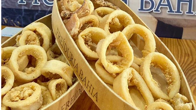 Calamares fritos de Freiduría y marisquería Bahía en Sevilla