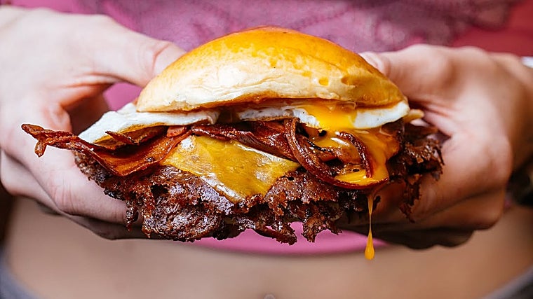 Smash Burger de Bendito Bocado en Málaga