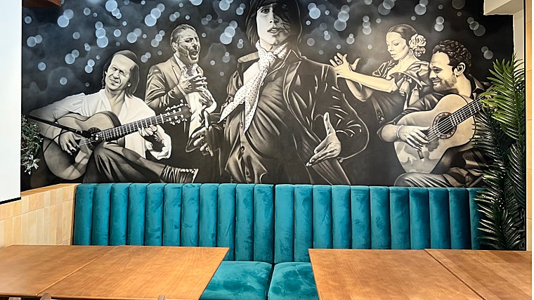 Mesas de El Sembrao en el centro de Sevilla