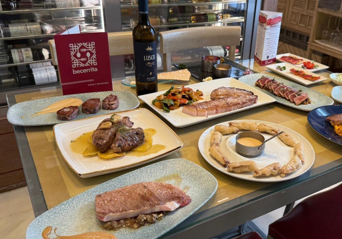 Platos elaborados con atún rojo de almadraba de Becerrita