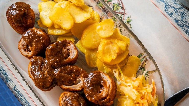 Flamenquín de cola de toro Taberna La Viuda