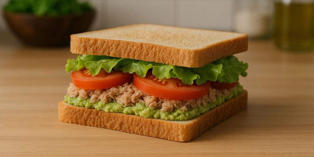 Sándwich frío de verano con aguacate y atún: la opción perfecta para llevar a la playa