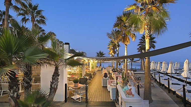 Amare Beach Club, en Marbella