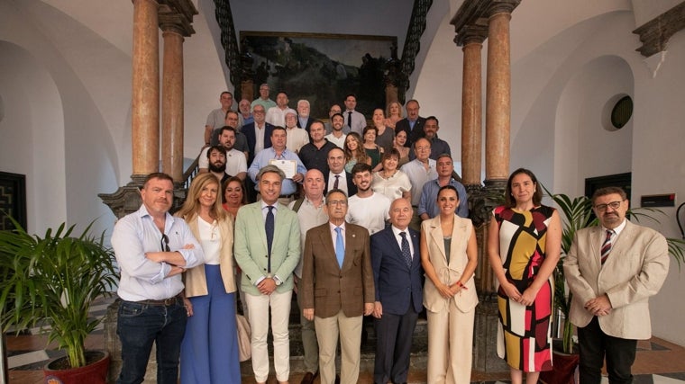 Asistentes al acto de entrega de Premios Concurso Rabo de Toro 2025 en Córdoba