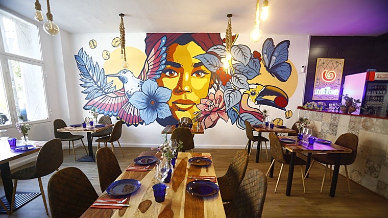 Vista general del restaurante Nativa Gastro, en la avenida del Aeropuerto